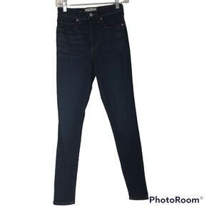 Everlane High Rise Skinny Dark Wash Jeans Size 25 Tall Excellent Condition